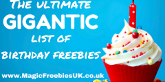 Birthday Freebies: The Ultimate List of Everything You Can Get for Free! (for Nov 2024)