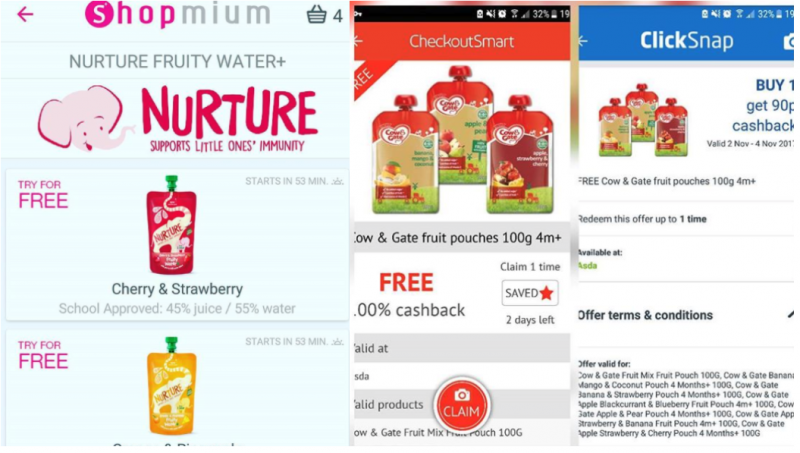 baby freebies at supermarkets