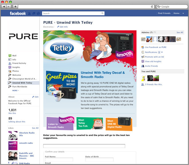free facebook competitions