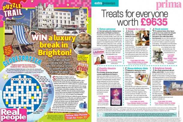free magazine competitions