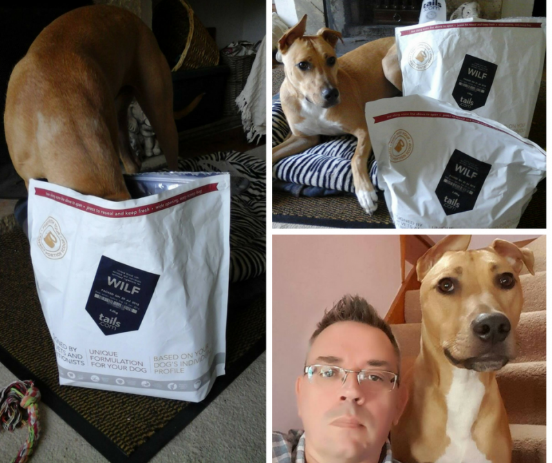 Freebie finder Paul, his dog Wilf and his free dog food