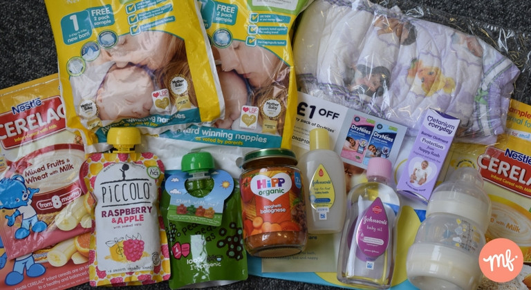 Free stuff for babies, free baby food, free baby bath products, free nappies, free milk bottle