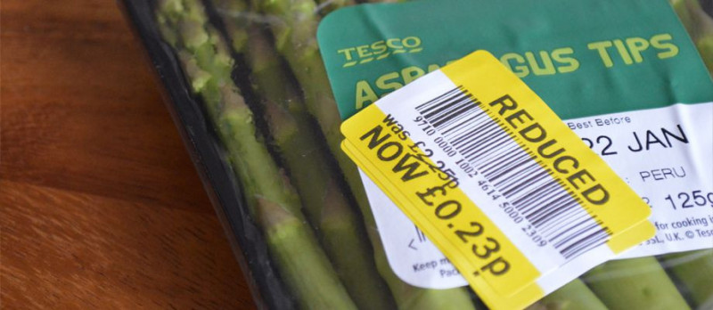 Tesco asparagus reduced to 23p