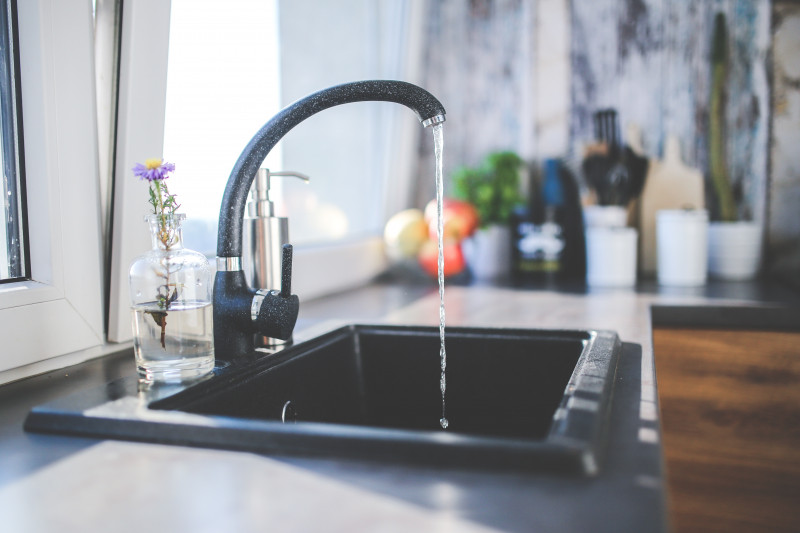Kitchen tap left running