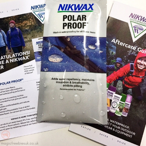 Nikwax Polar Proof freebie