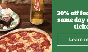 30% off Food with a Cinema Ticket