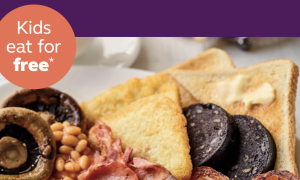 Kids Eat for Free at Breakfast