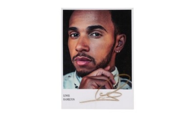 Free Lewis Hamilton Signed Card