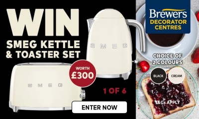 Win a Smeg Kettle and Toaster Set - 6 Available