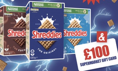 Win a Year's Supply of Shreddies & a £100 Supermarket Gift Card