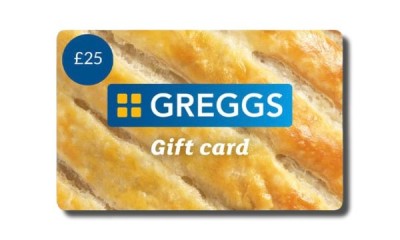 Free £25 Greggs Gift Card