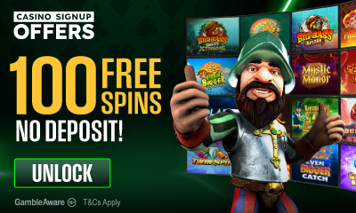 100 Free Spins - No Deposit & No Wagering