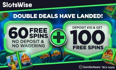 60 Free Spins + Deposit £10 Get 100 Free Spins