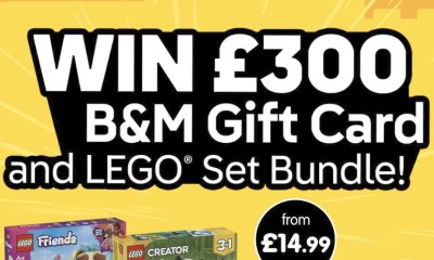 Win a £300 B&M Gift Card & a LEGO Bundle