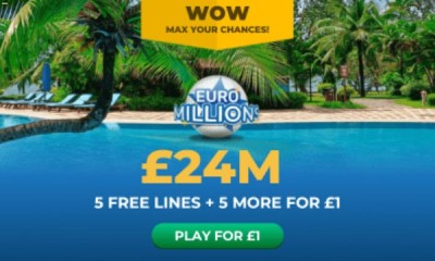 £24M Euromillions Jackpot - 10 Lines for £1