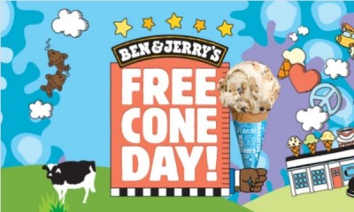 Free Ben & Jerry's Ice Cream Cone