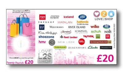 Earn a Free £20 Love2Shop Gift Card