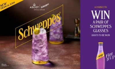 Free Pair of Schweppes Drinks Glasses