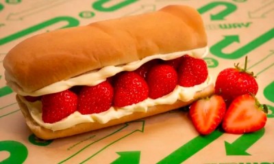 Free Subway Strawberries and Cream Sandwich - today only!