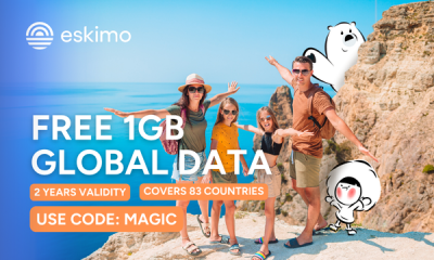 Free eSim Card w/ 1GB Global Data