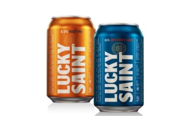 Free Can of Lucky Saint 0.5% ABV Beer