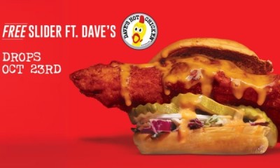 Free Dave's Hot Chicken Burger