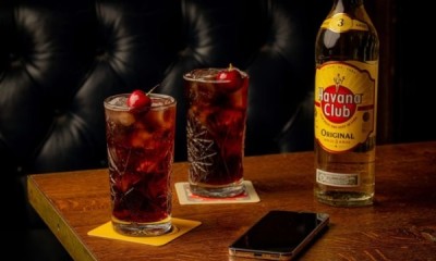 Free Sour Cherry Cuba Libre Cocktail