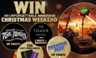 Win a Weekend Away + VIP Tickets to 'The War of The Worlds'