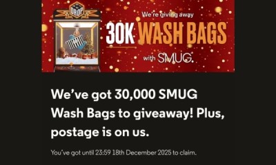 Free Smug Wash Bag (VOXi Customers)