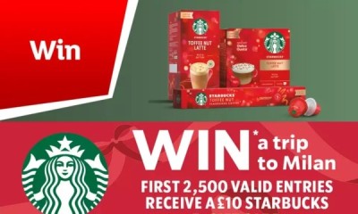 Free £10 Starbucks Gift Card