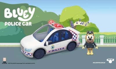 Free Bluey Police Car Toy