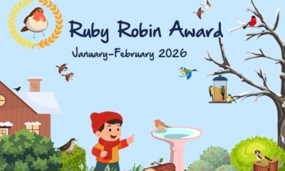 Free Ruby Robin Badge for Kids