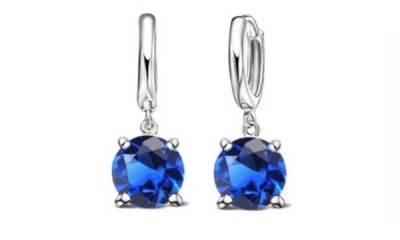 Free Blue Tourmaline Earrings
