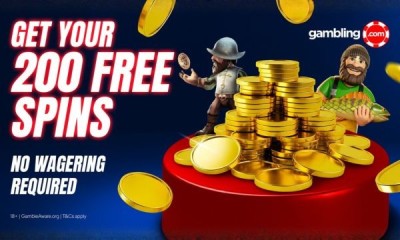 200 Free Spins - No Wagering Required