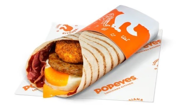Free Popeyes Breakfast Wrap