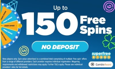 150 Free Spins - No Deposit & No Wagering