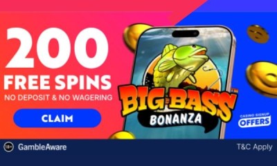 200 Free Spins - No Deposit & No Wagering