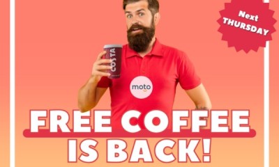 Free Coffee at Moto for HGV Drivers