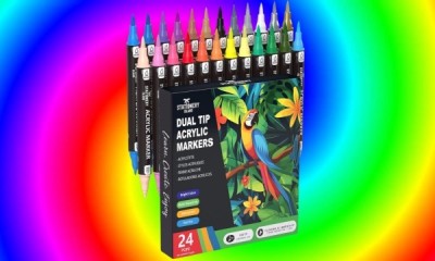 Win Stationery Island Permanent Acrylic Paint Pens