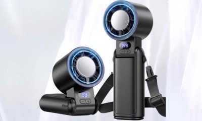 Win a Rechargeable Handheld Fan