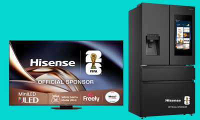 Win a Hisense 65-inch TV & PureFlat Smart Fridge Freezer