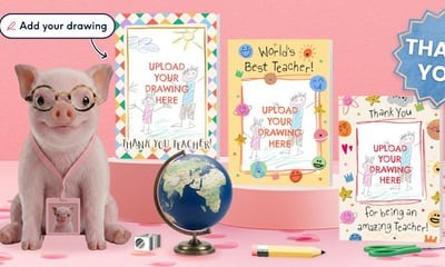 Free Moonpig Thank You Teacher Card