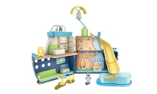 Free Bluey Cruise Ship Playset