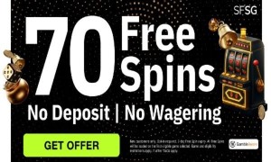 70 Free Spins - No Deposit & No Wagering