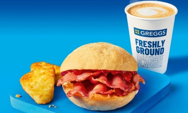 Free Greggs Breakfast Roll and Hot Drink