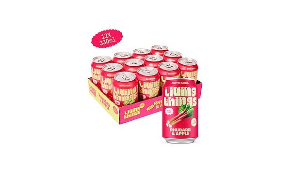Free Living Things Prebiotic Soda 4-pack