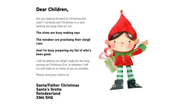 Free Letter from Santa