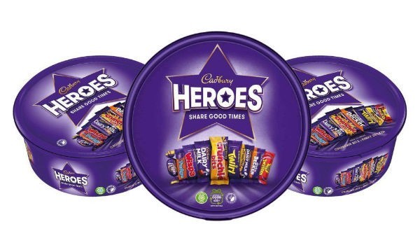 Free Cadbury Heroes Tub