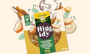 Free Higgidy Chicken, Mushroom & Cider Pie