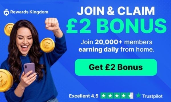 Free £2 + Earn Money From Home